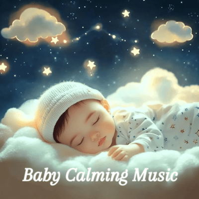 Restful Sleep Night with Calming Baby Music and Gentle Sounds Front Cover