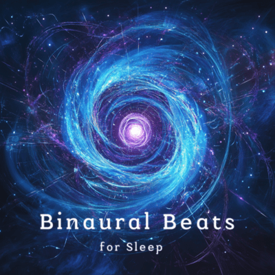 Nighttime Recovery with Binaural Beats for Sleep and Healing Sleep Sounds Front Cover