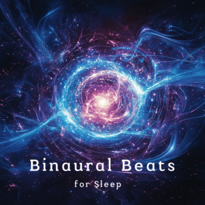 Binaural Beats for Sleep Calming and Healing Sleep Sounds Front Cover