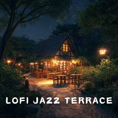 Calm Lofi Jazz for Midnight Productivity Front Cover