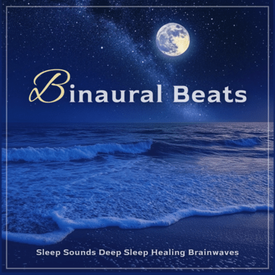 Binaural Beats Sleep Sounds Deep Sleep Healing Brainwaves Front Cover