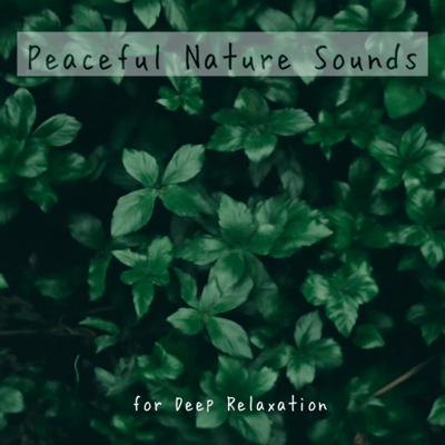 Peaceful Nature Sounds for Deep Relaxation Front Cover