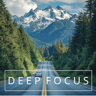Deep Focus Music for Intense Study and Grounded Concentration Front Cover