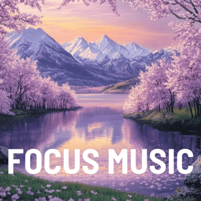 Productive Flow Beats with Focus Music for Mental Clarity Front Cover