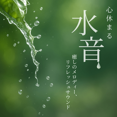 Soothing Water Sounds: Healing Melodies & Refreshing Vibes Front Cover