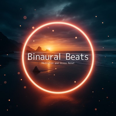 Binaural Beats Meditation and Stress Relief Front Cover