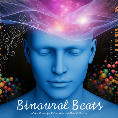 Binaural Beats Alpha Waves for Relaxation and Mental Clarity Front Cover