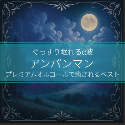 Deep Sleep α Waves - Anpanman Premium Music Box Best for Healing Front Cover