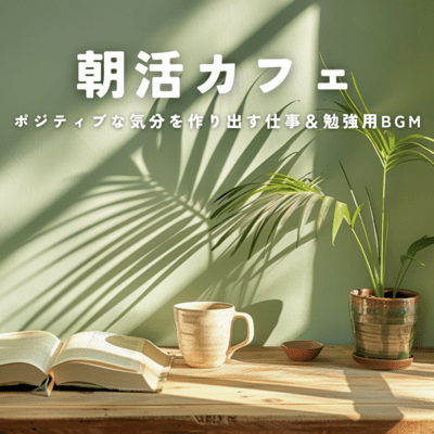 Morning Café - Positive Vibes for Work & Study BGM Front Cover