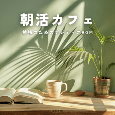 Positive BGM for Morning Study at the Café Front Cover