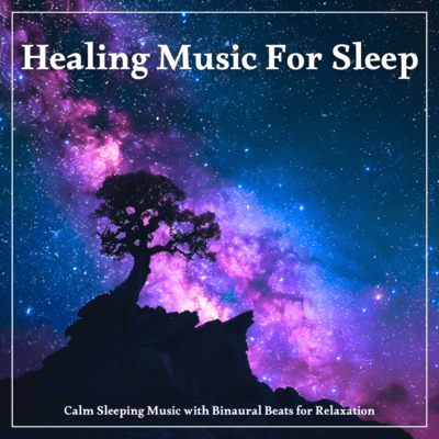 Calm Sleeping Music with Binaural Beats for Relaxation Front Cover