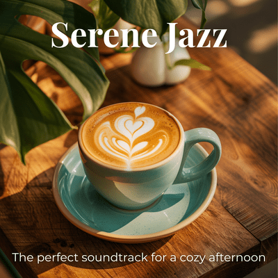 Serene Jazz The perfect soundtrack for a cozy afternoon Front Cover