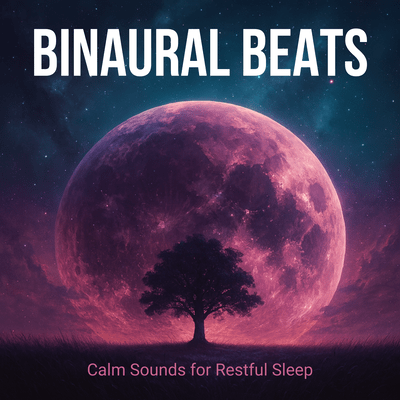 Binaural Beats: Calm Sounds for Restful Sleep Front Cover