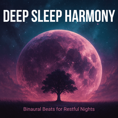 Deep Sleep Harmony: Binaural Beats for Restful Nights Front Cover