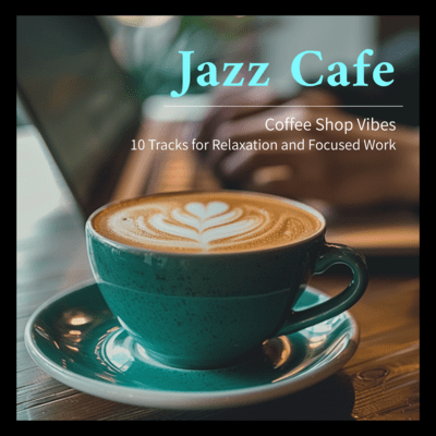 Jazz Cafe Coffee Shop Vibes - 10 Tracks for Relaxation and Focused Work Front Cover