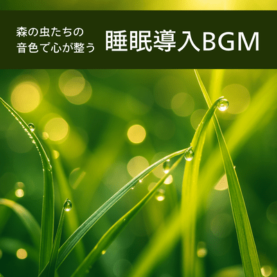Sleep Induction BGM with Forest Insect Sounds for a Calm Mind Front Cover