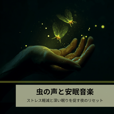 Insect Sounds & Sleep Music: Night Reset for Deep Sleep & Stress Relief Front Cover