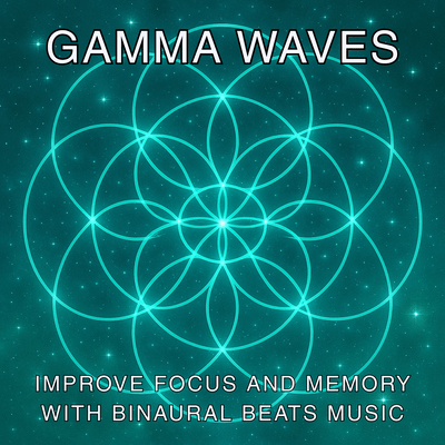 Gamma Waves - Improve Focus and Memory with Binaural Beats Music Front Cover