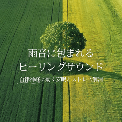 Healing Sound Wrapped in Rain - Sleep and Stress Relief for Nervous System Balance Front Cover