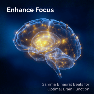 Enhance Focus: Gamma Binaural Beats for Optimal Brain Function Boost Brain Front Cover