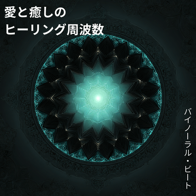 Healing frequencies of love and healing - Binaural Beats Front Cover