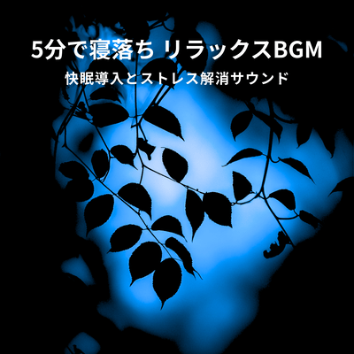 Fall asleep in 5 minutes with relaxing background music and stress relief sounds Front Cover