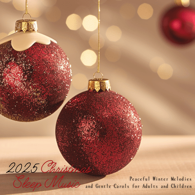 2025 Christmas Sleep Music - Peaceful Winter Melodies and Gentle Carols for Adults and Children Front Cover