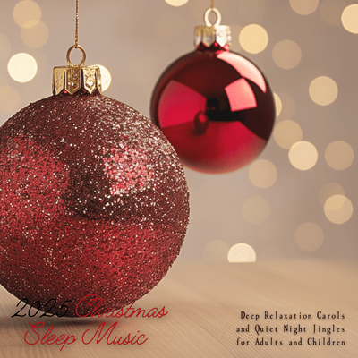 2025 Christmas Sleep Music - Deep Relaxation Carols and Quiet Night Jingles for Adults and Children Front Cover