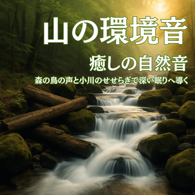 Mountain Environmental Sounds - Relaxing sounds of nature - Forest birdsong and babbling brooks will lead you to a deep sleep Front Cover