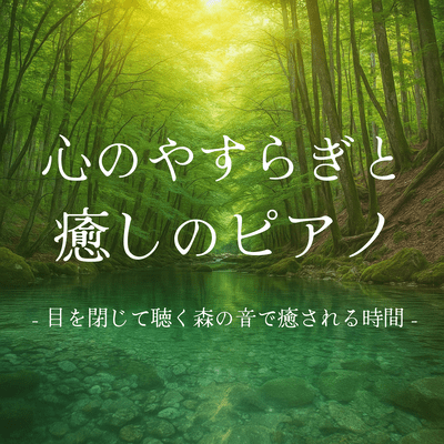 Relaxing and soothing piano - Close your eyes and enjoy the sounds of the forest Front Cover