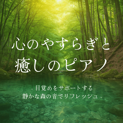 Peace of mind and healing piano - Refresh with the quiet sounds of the forest to help you wake up Front Cover