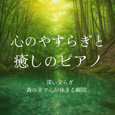 Peace of Mind and Healing Piano - A moment of relaxation with the deep sounds of the forest Front Cover