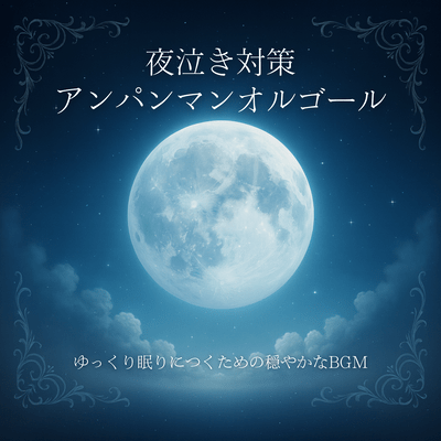 Anpanman Music Box for Nighttime Crying - Gentle BGM to Help Your Baby Drift Off to Sleep Front Cover