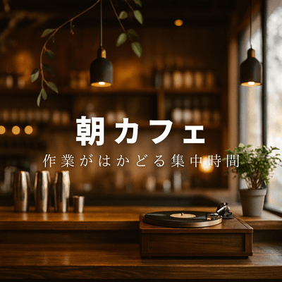 Morning Café Focus Time for Productive Work Front Cover