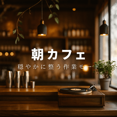 Morning Café Calm and Organized Work Mode Front Cover