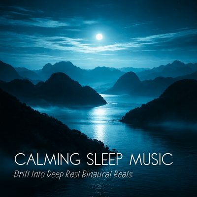 Calming Sleep Music Drift Into Deep Rest Binaural Beats Front Cover