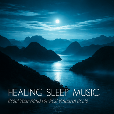 Healing Sleep Music Reset Your Mind For Rest Binaural Beats Front Cover