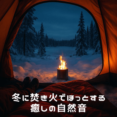 Relaxing Winter Campfire Nature Sounds Front Cover