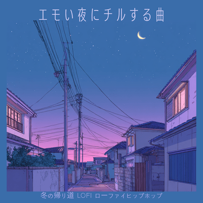 Emotional Nights: Winter Way Home, Lofi Hip Hop Front Cover