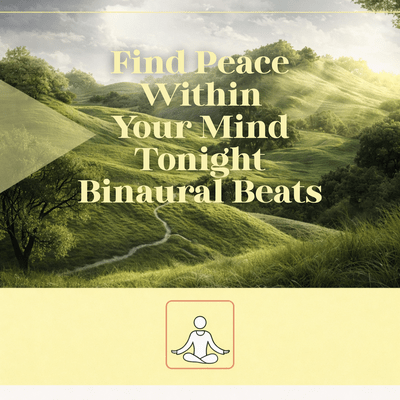 Find Peace Within Your Mind Tonight Binaural Beats Front Cover