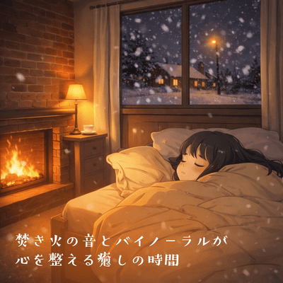 Relaxing time with the sounds of a bonfire and binaural music to calm your mind Front Cover