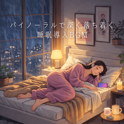 Binaural deep and calming sleep music Front Cover