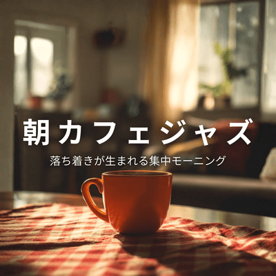 Morning Café Jazz A Calm Morning for Deep Focus Front Cover