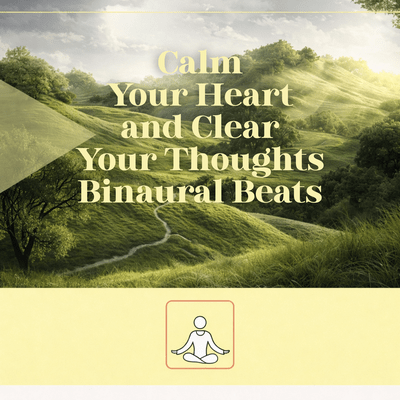 Calm Your Heart and Clear Your Thoughts Binaural Beats Front Cover