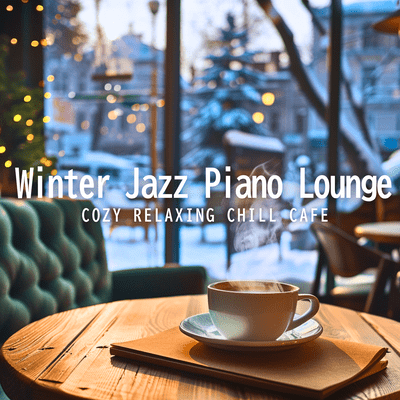 Winter Jazz Piano Lounge - Cozy Relaxing Chill Cafe Front Cover