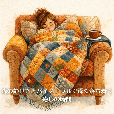 A deeply soothing time with the tranquility of the forest and binaural sound Front Cover