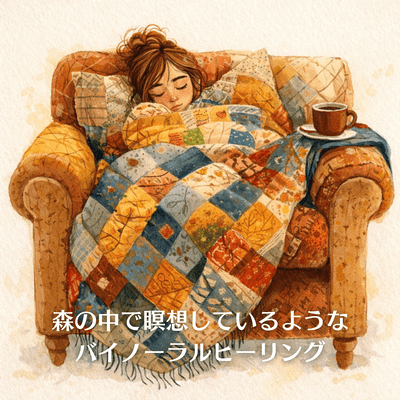 Binaural healing that feels like meditating in the forest Front Cover