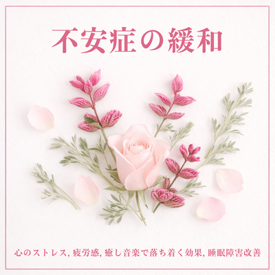 Anxiety Relief: Mental Stress, Fatigue, Calming Effects of Healing Music, Sleep Disorder Improvement Front Cover