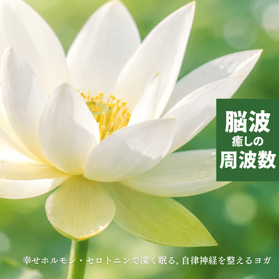 Healing Brainwave Frequencies - Sleep Deeply with the Happiness Hormone Serotonin, Yoga to Balance the Autonomic Nervous System Front Cover