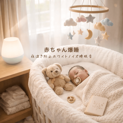 White noise for deep sleep and night crying prevention for babies Front Cover